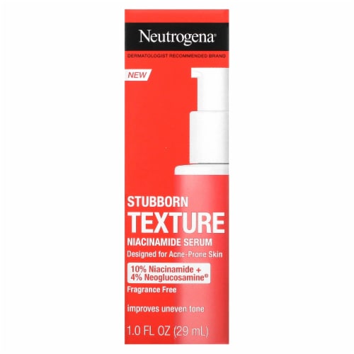 Neutrogena Stubborn Texture Resurfacing Facial Serum Fragrance-Free for Acne-Prone skin Perspective: back
