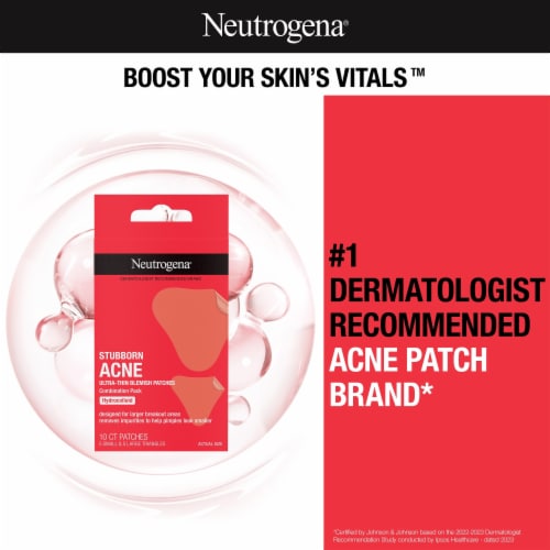 Neutrogena Stubborn Acne Ultra-Thin Blemish Patches Perspective: back