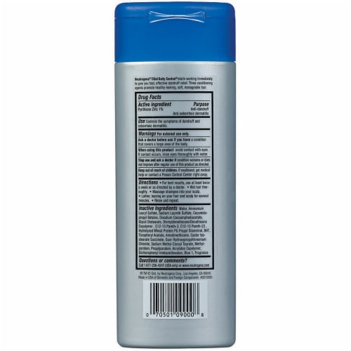 Neutrogena Daily Control 2-in-1 Dandruff Shampoo Plus Conditioner Perspective: back