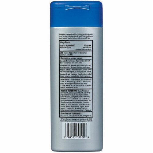 Neutrogena Daily Control 2-in-1 Dandruff Shampoo Plus Conditioner Perspective: back