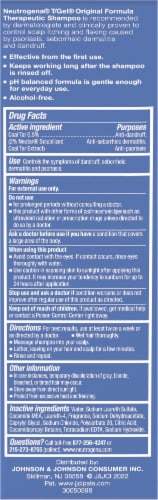 Neutrogena® T/Gel® Therapeutic Shampoo Perspective: back
