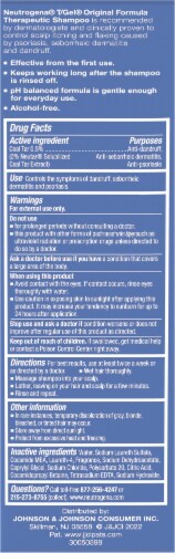 Neutrogena® T/Gel® Therapeutic Shampoo Perspective: back