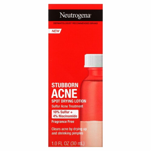 Neutrogena Stubborn Acne Spot Drying Lotion Fragrance Free - 1 fl oz (30 ml) Perspective: back