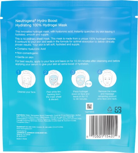 Neutrogena® Hydro Boost Hydrating Gel Mask Perspective: back