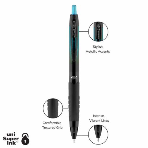 uni-ball 207 BLX Series Gel Pen .7mm Assorted Pack Perspective: back