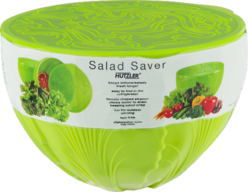 Hutzler® Salad Saver Bowl - Green Perspective: back