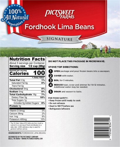 Pictsweet Farms® Signature Frozen Fordhook Lima Beans Perspective: back