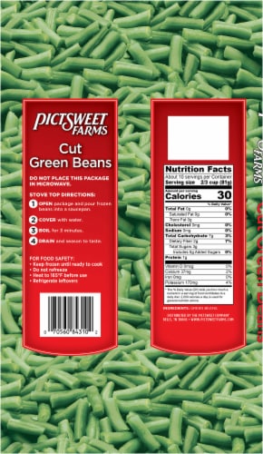 Pictsweet Farms® Cut Green Beans Perspective: back