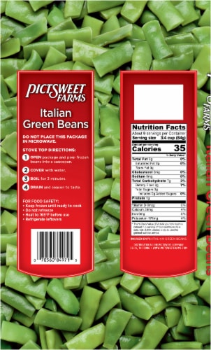 Pictsweet Farms® Frozen Italian Green Beans Perspective: back