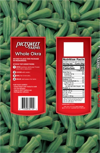 Pictsweet Farms® Whole Okra Perspective: back