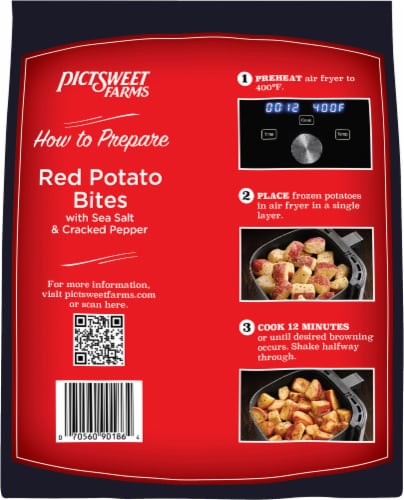 Pictsweet Farms® Air Fryer Red Potato Bites Perspective: back