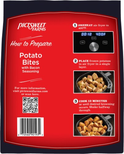 Pictsweet Farms® Air Fryer Bacon Seasoning Potato Bites Perspective: back