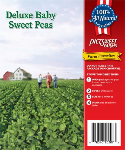 Pictsweet Farms® Family Size Deluxe Baby Sweet Peas Perspective: back