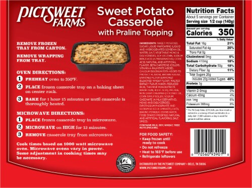 Pictsweet Farms® Sweet Potato Casserole With Praline Topping Perspective: back