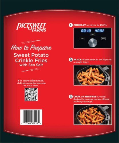 Pictsweet Farms® Crinkle Cut Sweet Potato Fries with Sea Salt Perspective: back