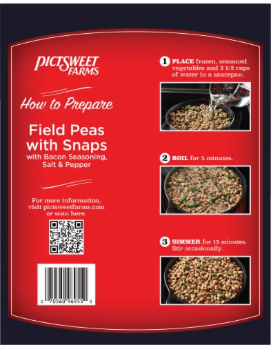 Pictsweet Farms® Southern Cooking Seasoned Field Peas with Snaps Perspective: back
