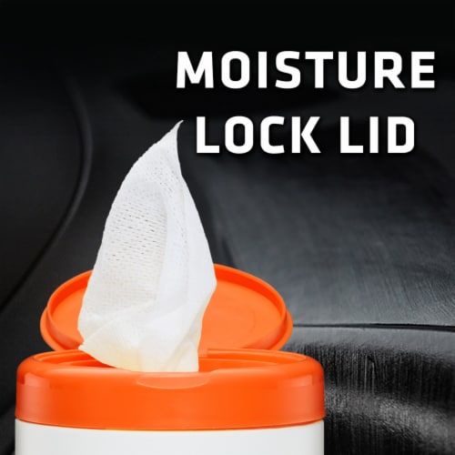 Armor All® Orange Air Freshening Car Cleaning Wipes Perspective: back