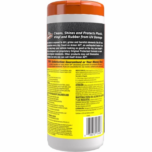 Armor All® Original Protectant Wipes Perspective: back