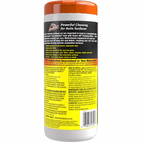 Armor All® Cleaning Wipes Perspective: back