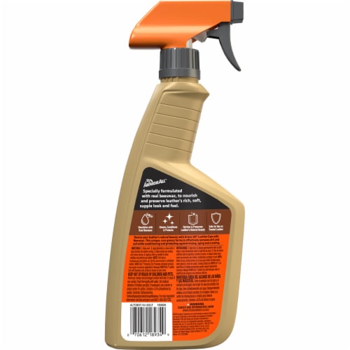 Armor All Leather Care With Beeswax Spray Perspective: back