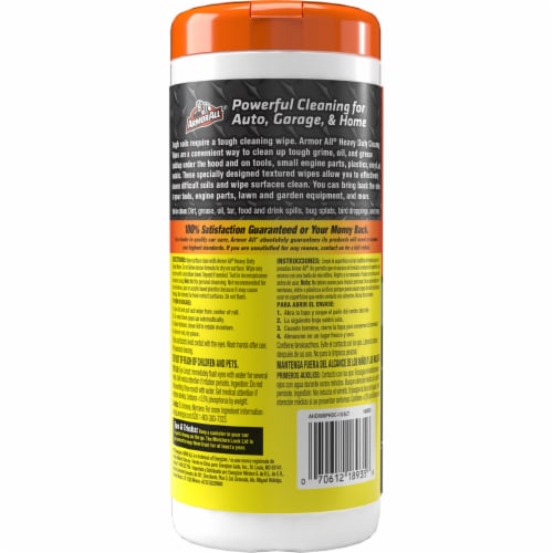 Armor All® Heavy Duty Cleaning Wipes Perspective: back