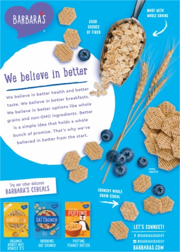 Barbara's Multigrain Spoonfuls Cereal Perspective: back