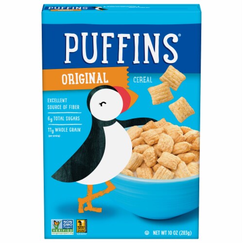 Barbara's Puffins Original Puffed Cereal Perspective: back