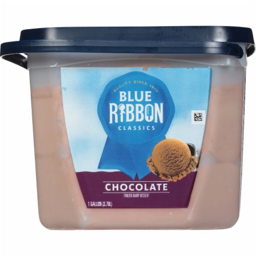 Blue Ribbon Classics Chocolate Frozen Dessert Pail Perspective: back