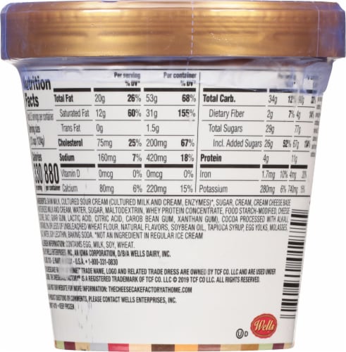 The Cheesecake Factory At Home™ Chocolate Ice Cream Perspective: back