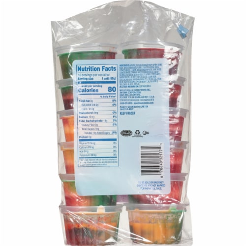 Blue Ribbon Classics® Rainbow Sherbet Cups Perspective: back