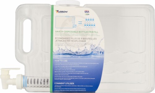 Arrow Plastic Cleara™ 20 Cup Water Filtration System Perspective: back