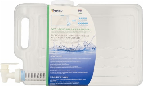 Arrow Plastic Cleara™ 20 Cup Water Filtration System Perspective: back