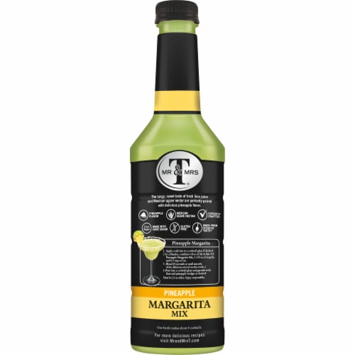 Mr & Mrs. T's® Pineapple Margarita Perspective: back