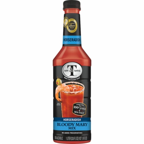 Mr & Mrs T Horseradish Bloody Mary Mix Perspective: back