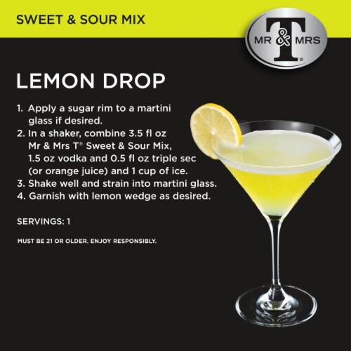 Mr & Mrs T Sweet & Sour Mixer Perspective: back