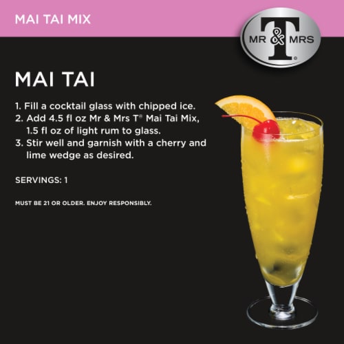 Mr & Mrs T Mai Tai Mix Perspective: back