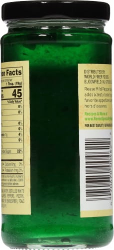 Reese® Mild Pepper Jelly Perspective: back