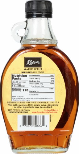 Reese Maple Syrup Perspective: back