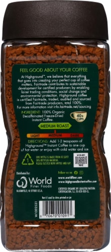 Highground™ Decaf Organic Instant Coffee