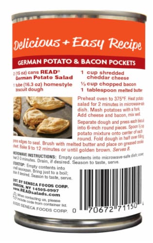 Read® German Potato Salad Perspective: back