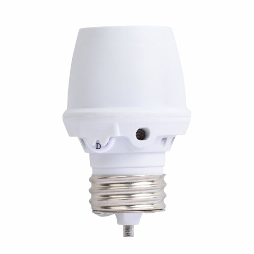 Amertac AmerTac White Photoelectric Programmable Light Control 1 pk - Total Qty: 1; Each Pack Perspective: back