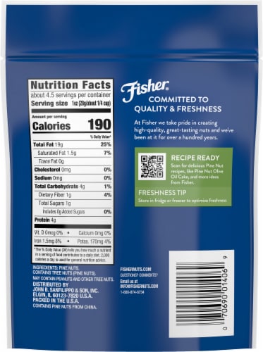 Fisher® Pine Nuts Perspective: back