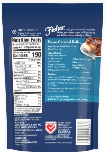 Fisher® Chopped Pecans Perspective: back