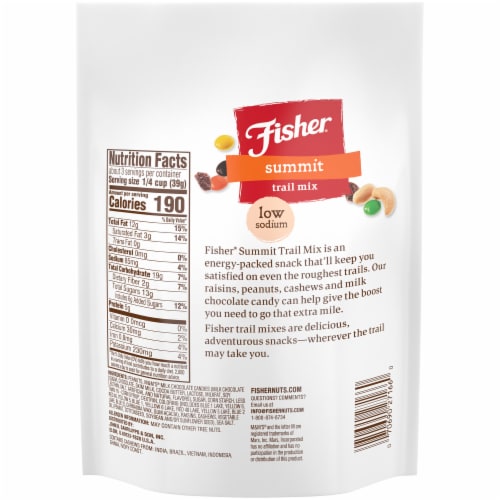 Fisher Snack Summit Trail Mix Perspective: back