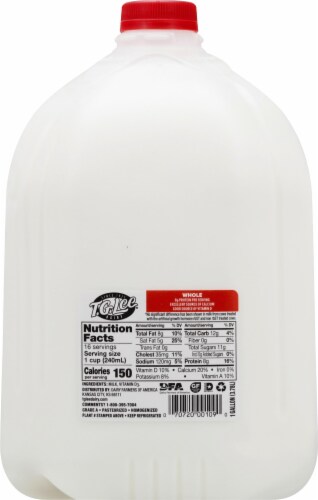 T.G. Lee® Dairy Vitamin D Whole Milk Perspective: back