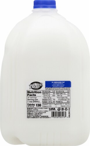 T.G. Lee® Dairy Reduced Fat 2% Milk Perspective: back