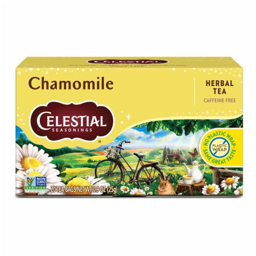 Celestial Seasonings® Chamomile Herbal Tea Bags Perspective: back