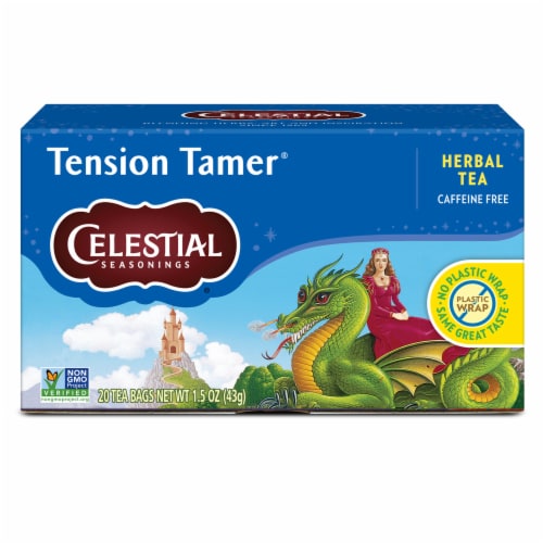 Celestial Seasonings® Caffeine Free Tension Tamer® Herbal Tea Bags Perspective: back