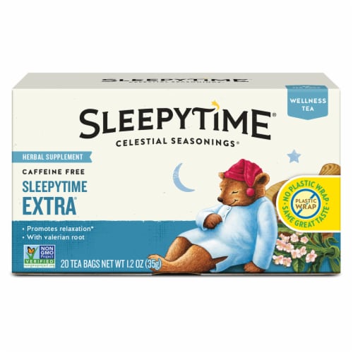 Celestial Seasonings Caffeine Free Sleepytime® Wellness Extra Tea Perspective: back