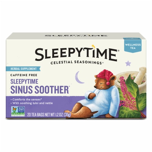Celestial Seasonings Caffeine Free Sleepytime® Wellness Sinus Soother Tea Perspective: back